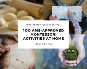 Inspire Montessori activities at home covid19 Markham