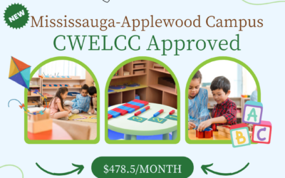 Inspire Montessori Mississauga – Opening Fall 2025! CWELCC Approved.
